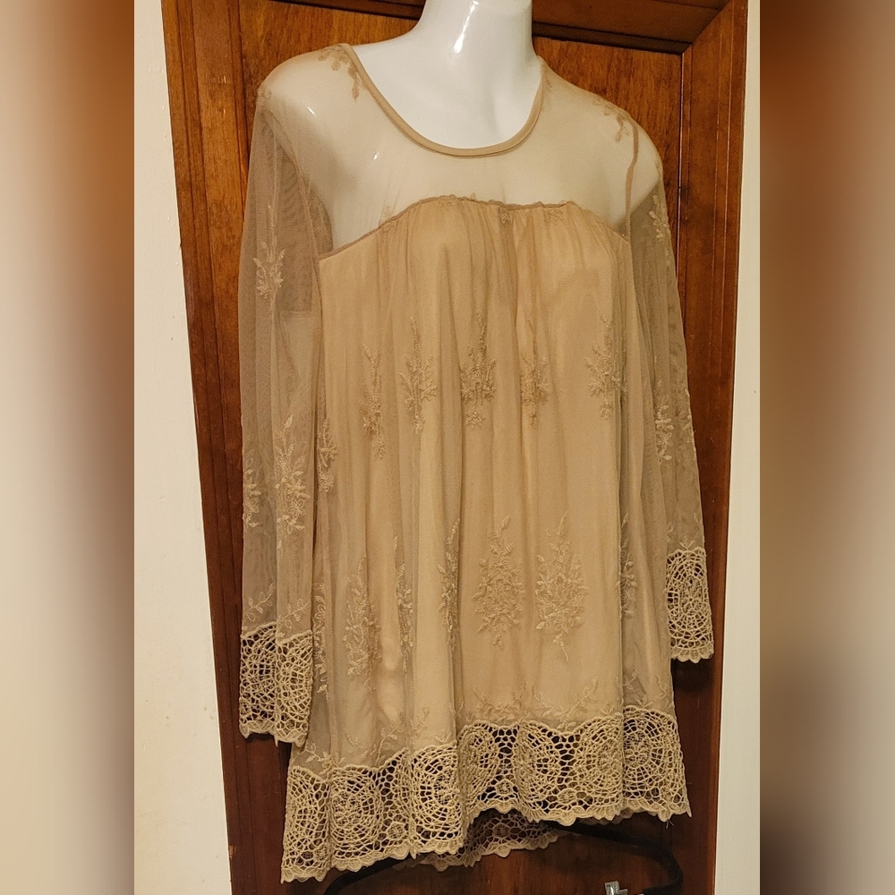 Anthony Cream Embellished Maxi Dress Dress Set wedding Guest Mob #12